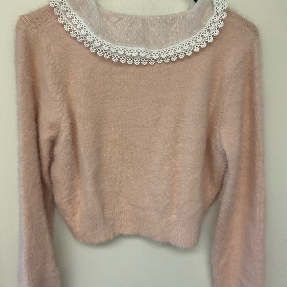 Dusty Pale Pink Cardigan - Picture 2 of 2